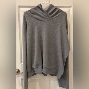 Zyia Gray‎ Textured Hoodie Plus Size